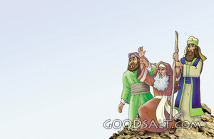 Lifting Moses' Hands