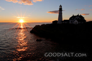Lighthouse at Sunset