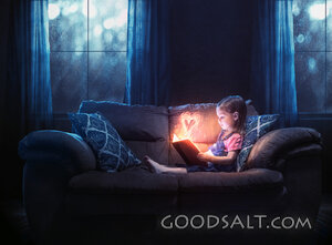 Little Girl Reads