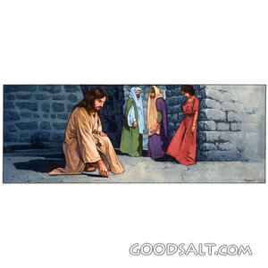 Jesus Writes in the Dust