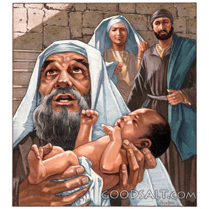 Simeon Holds the Christ Child