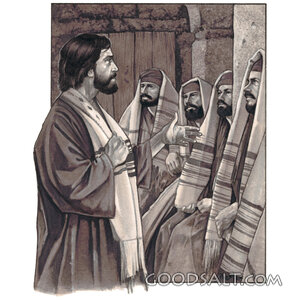 Jesus Teaches the Pharisees