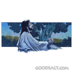 Jesus Prays in Gethsemane