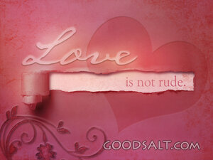 Love Is not Rude