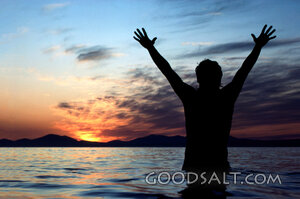 Man Praising God