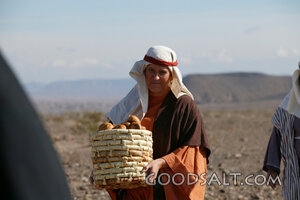 Israelite Woman Carrying Bread in the Wilderness
