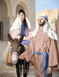 Mary and Joseph Leave Nazareth