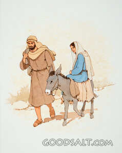 Mary and Joseph Travel to Bethlehem