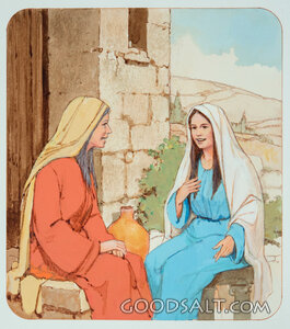Mary Visits Elizabeth.