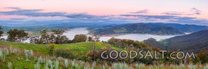 Lake Among the Rolling Hills