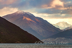 Majestic Mountain Lake at Sunset