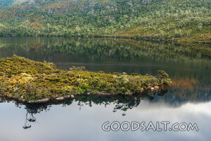Quiet Mountain Lake Reflection