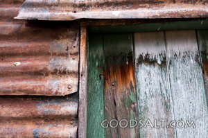 Weathered Shearing Shed Door