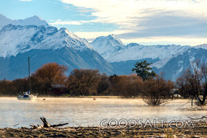 Still Waters Beneath Snowy Peaks