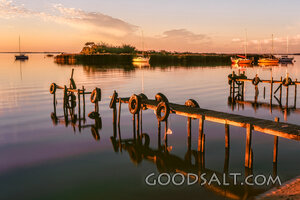Quiet Harbor at Evening