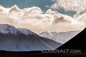 Majesty Over Snow-Crowned Mountains