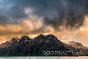 Majesty Over the Mountain Lake