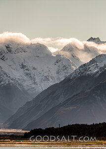 Light Over the Snow-Crowned Mountains