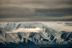 Snowy Mountains Beneath the Glory Cloud