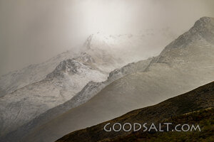 Snow-Crowned Mountains in Divine Light