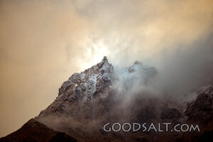 Mountain Peaks Veiled in Glory