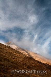 Clouds Over the Mountain Slope