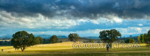 Storm Clouds Over Harvest Fields