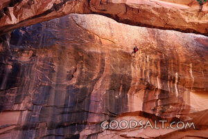 Morning Glory Natural Bridge, Climber