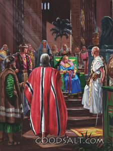 Moses and Aaron Before Pharaoh