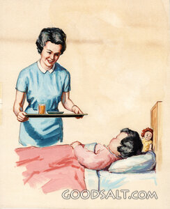 Mother Caring For Sick Child