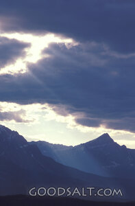 Light Over the Mountain Ridge