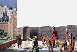 Nehemiah Travels Around in Jerusalem Checking the Work