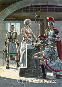 Paul About to Be Flogged.