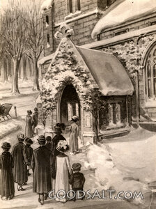 People Going to Church