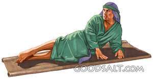 The Lame Man on His Mat