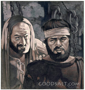Paul and Silas in Prison