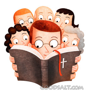 People Reading Bible