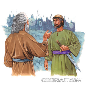 Moses Commands Joshua for Battle