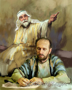 Jeremiah Dictates to Baruch