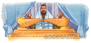 High Priest Before the Mercy Seat