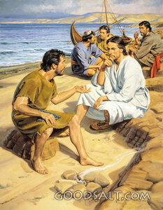 Peter Expresses His Love for Jesus