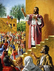 Peter Preaching at Pentecost