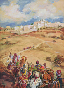Pilgrims on Way to Jerusalem