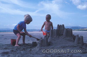 Children Building a Sandcastle