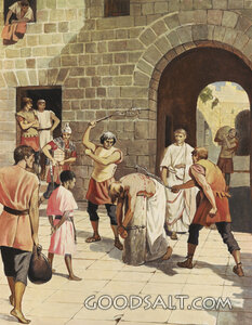 Pontius Pilate Delivers Jesus to Be Scourged