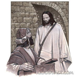 Jesus Confronts the Money Changer