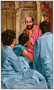 Paul Teaching Under Roman Guard