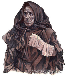 Leper Crying for Mercy