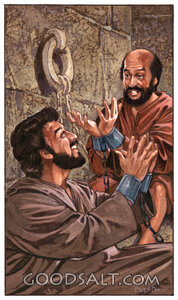 Paul and Silas Sing in Prison