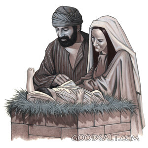 Holy Family at the Manger